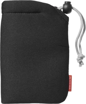 ハクバ Hakuba KCS-37S Camera Pouch, Soft Cushion Pouch, Small, Black, Camera Case, Drawstring Gadget Case, Inner Pouch, Digital Camera