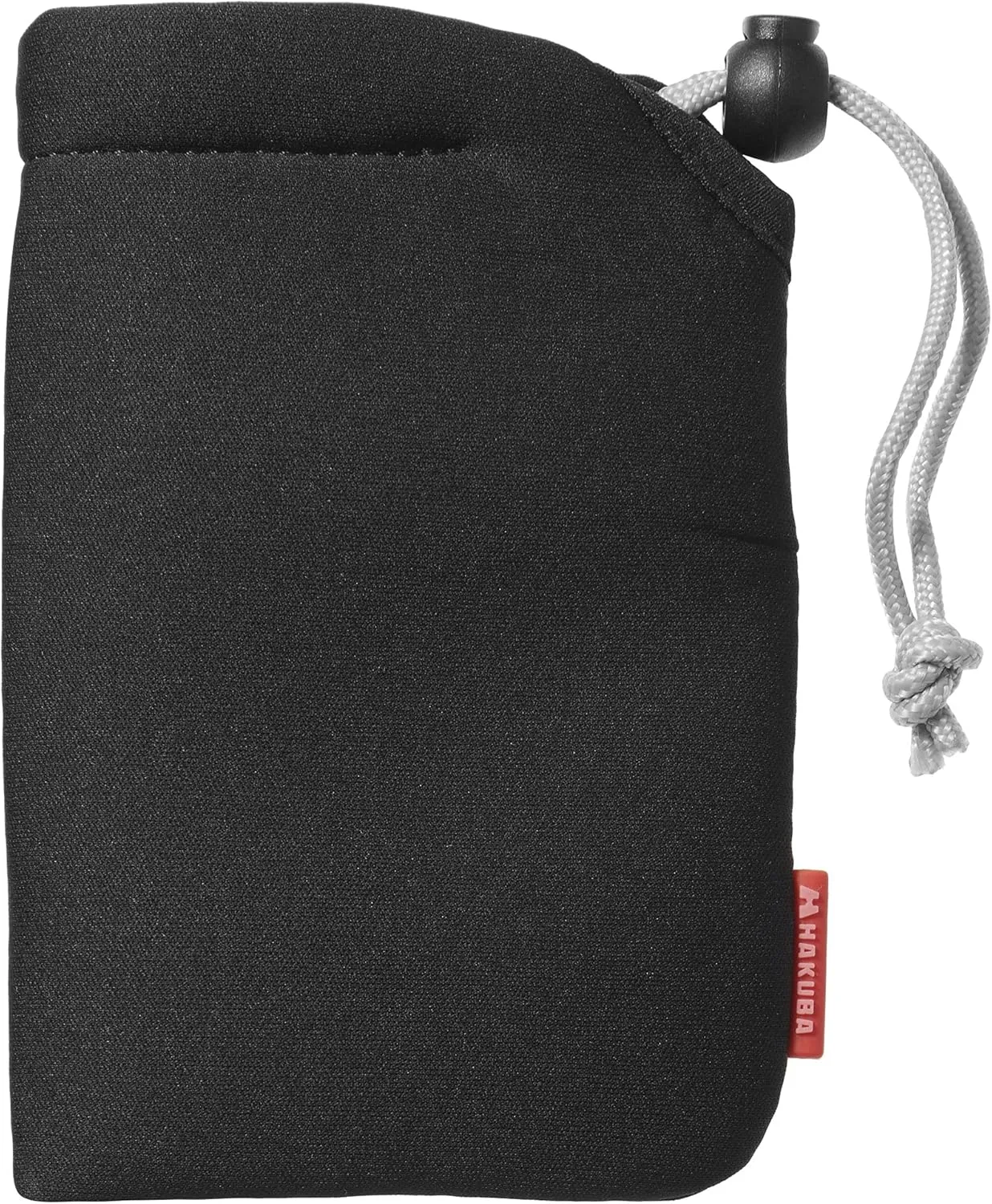 ハクバ Hakuba KCS-37S Camera Pouch, Soft Cushion Pouch, Small, Black, Camera Case, Drawstring Gadget Case, Inner Pouch, Digital Camera