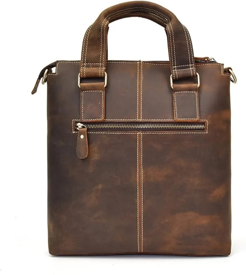 1 Piece Retro Men's Casual Handbag Shoulder Diagonal Bag Business Travel Briefcase