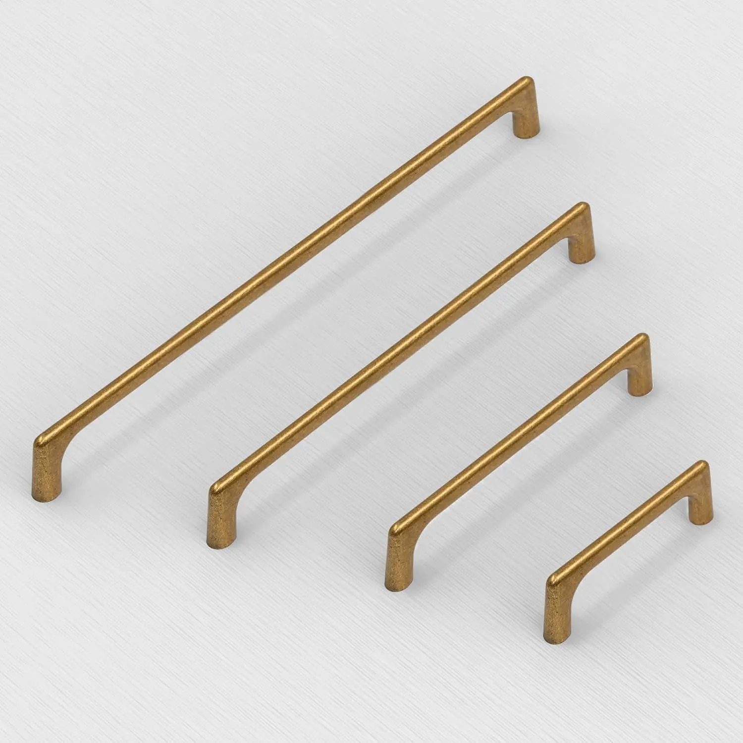 10 Pack Antique Brass Cabinet Pulls 5 Inch(128mm) Kitchen Cabinet Handles Vintage Retro Cabinet Hardware for Drawer Pulls