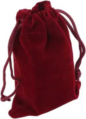 10Pcs Wine Red Drawstring present Bags Luxurious Jewelry Pouches for Weddings Parties and Travel for Storing Sweets Chocolates and
