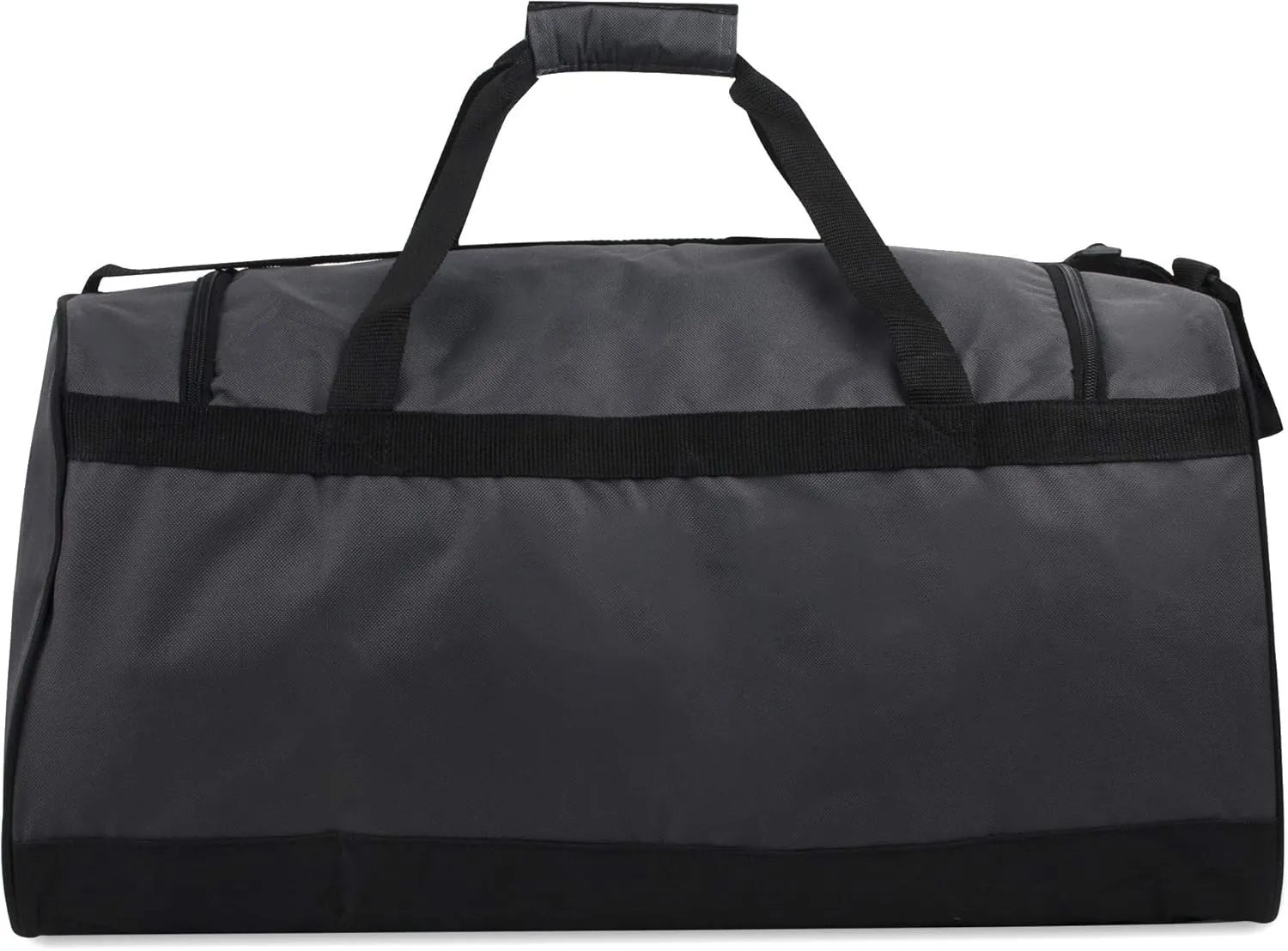 (24 Pack) Bulk 55 Liter, 24 Inch Lightweight Canvas Duffle Bags for Men & Women For Travel, Sports, Homeless Bulk (All Gray Pack)