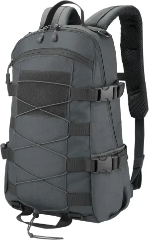 25L Hiking Backpack Lightweight Small Daypack Molle Pack for Men Women Outdoor Camping Traveling, Grey