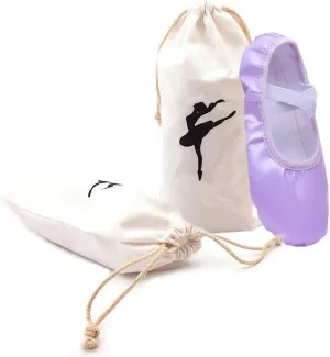 2pcs Ballet Shoes Bags Double Drawstring Shoe Bags Pointe Shoe Storage Organizer Ballet Dance Supplies for Daily and Travel Use