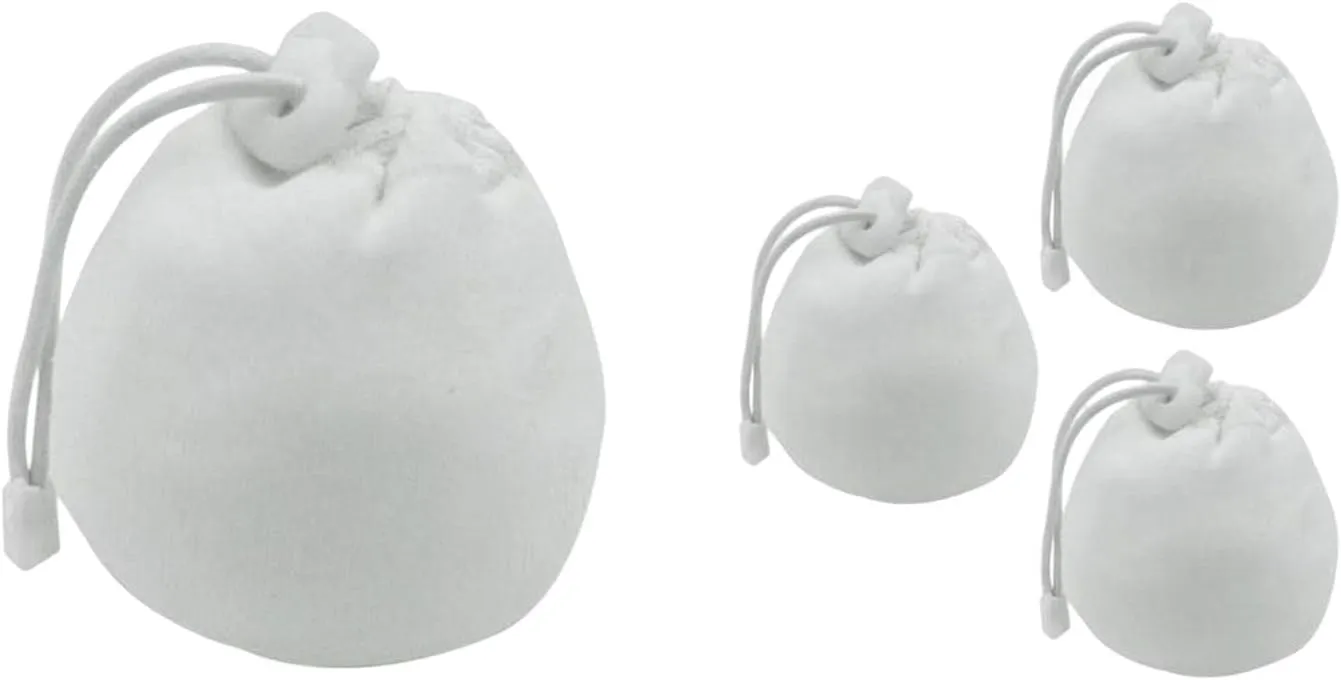 4X Chalk Bag Drawstring Pouch Wrist Bush Sock for Sports Walking Deadlifting