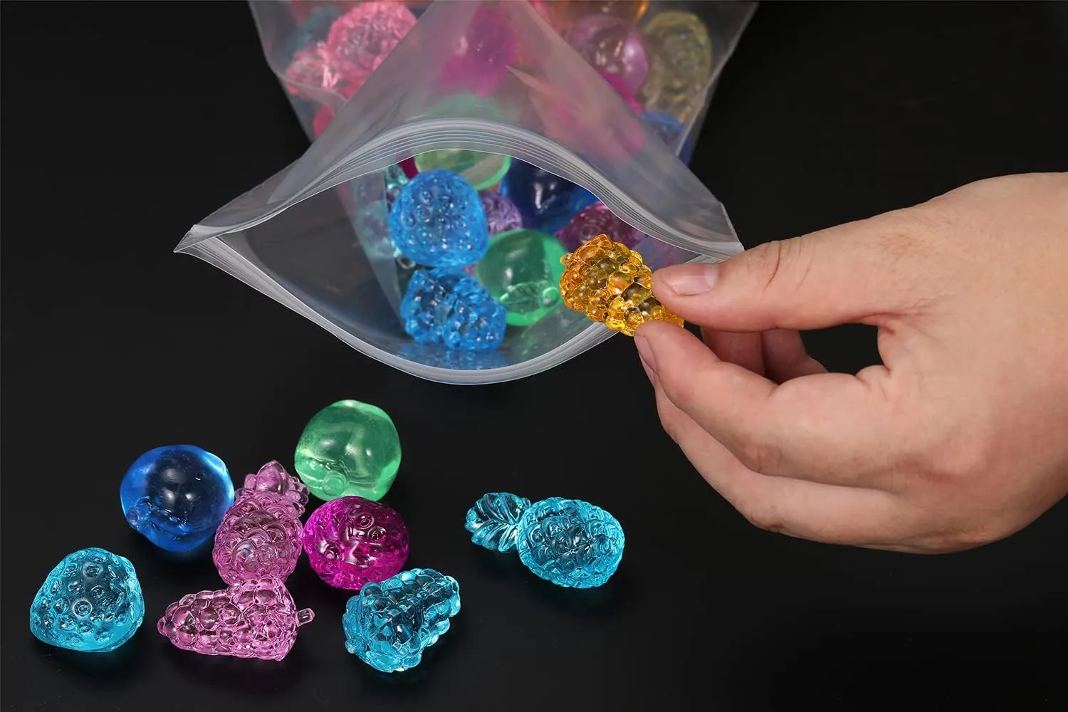 50 PCS 12" x 15" Thick Large Clear Zip Poly Lock Plastic Bags Seal Reclosable Zip Bag Durable 2.4 Mil Clothing T-Shirt Toys Snacks Zipper Bags
