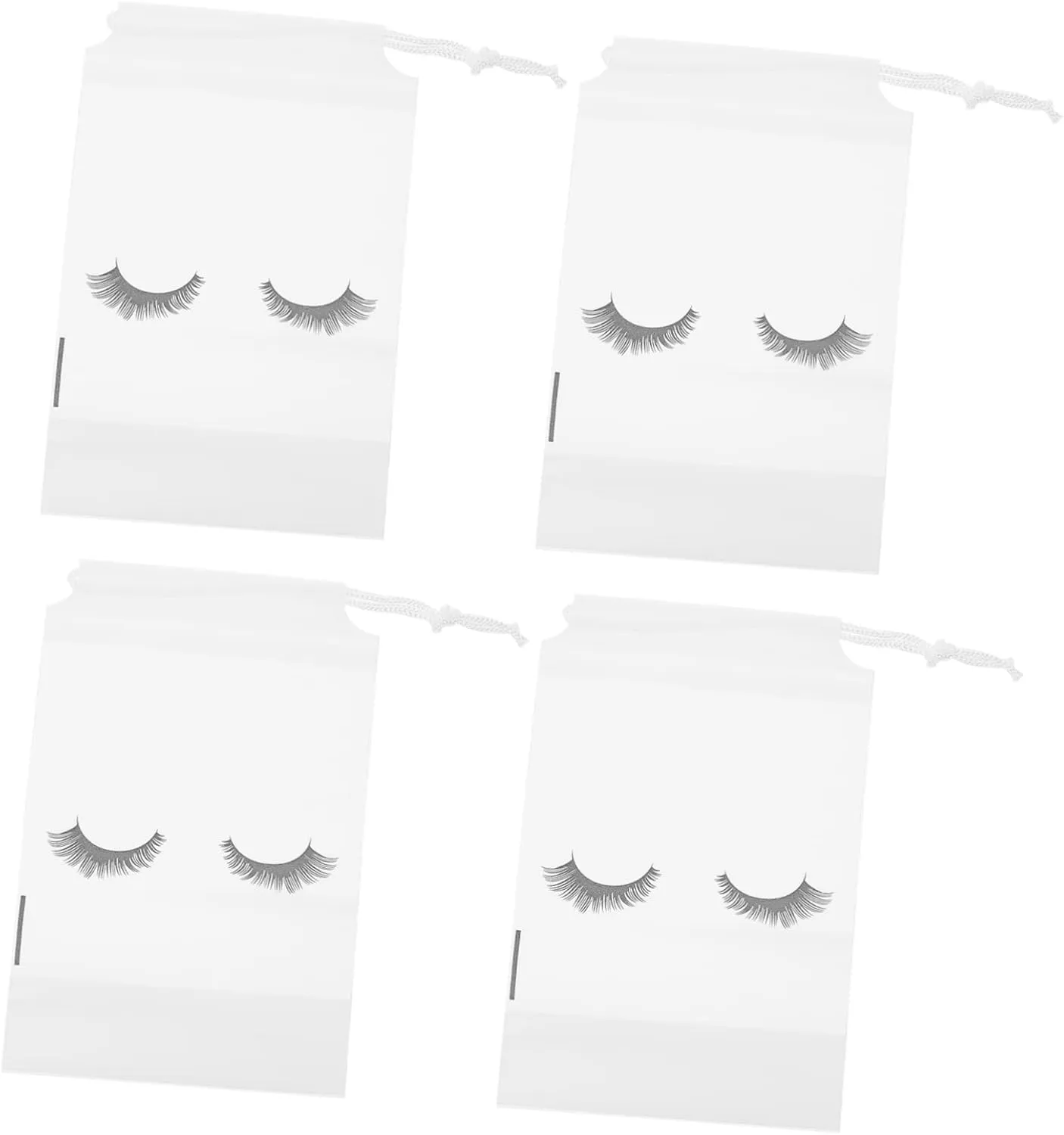 50pcs Beam Storage Bag Travel Toiletry Bag Lash Extension Pink Makeup Bag Lash Aftercare Kit Lash, As Shown, 20x15cm