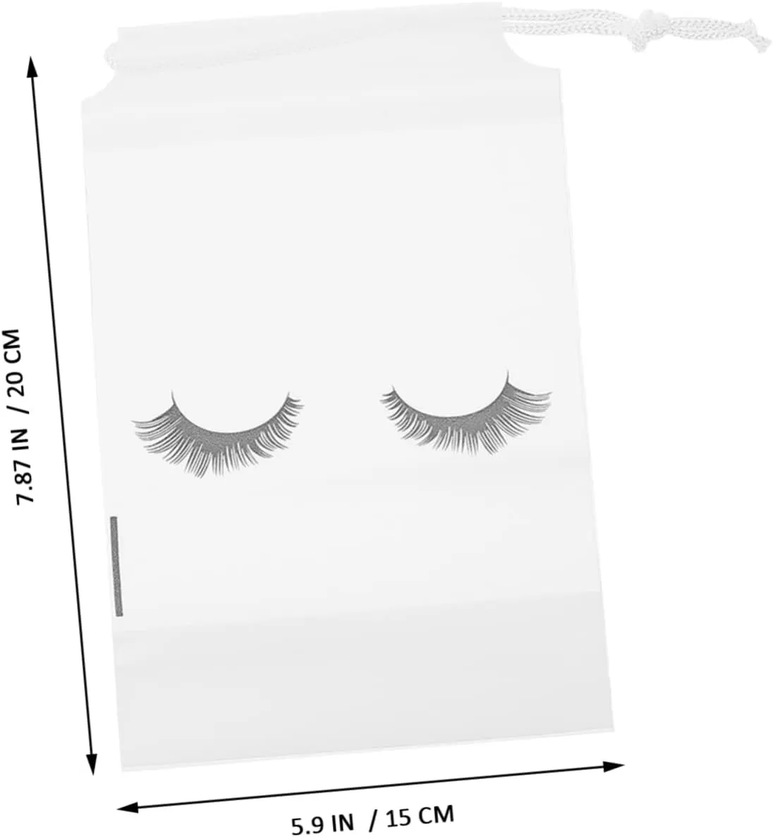 50pcs Beam Storage Bag Travel Toiletry Bag Lash Extension Pink Makeup Bag Lash Aftercare Kit Lash, As Shown, 20x15cm