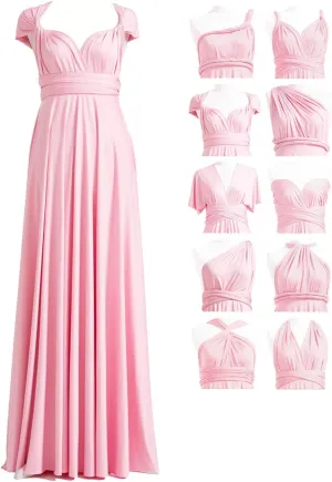 72styles Infinity Dress with Bandeau, Convertible Bridesmaid Dress, Long, Plus Size, Multi-Way Dress, Twist Wrap Dress