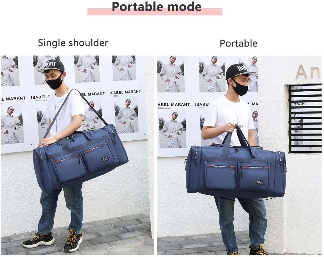 75L Gym Bag for Women & Men for Moving,Vacation,Weekend Getaway Overnight.Big Travel Bag Can Carry All of You Want to.