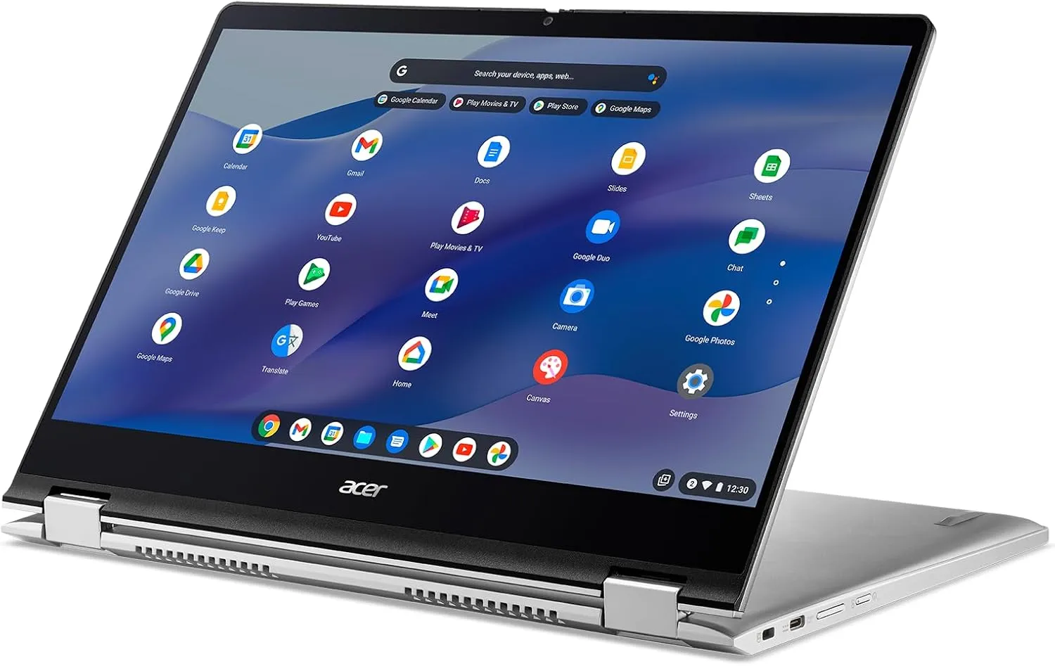 Acer Chromebook Spin 514 CP514-3HH-R6VK Laptop | AMD Ryzen 5 5625C | 14" FHD IPS Touch Display | 8GB LPDDR4X | 128GB eMMC | Wi-Fi 6 | FHD Webcam | HDMI Port | Backlit Keyboard | Chrome OS | Sleeve