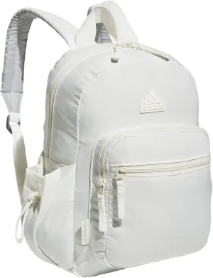 adidas Weekender Backpack (19L) Small Fashion Lightweight Durable Travel Bag, Off White, One Size