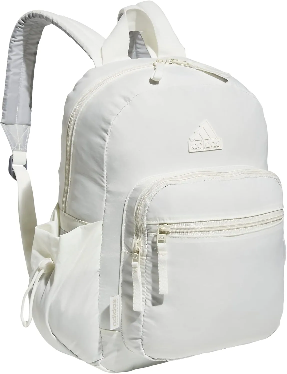adidas Weekender Backpack (19L) Small Fashion Lightweight Durable Travel Bag, Off White, One Size