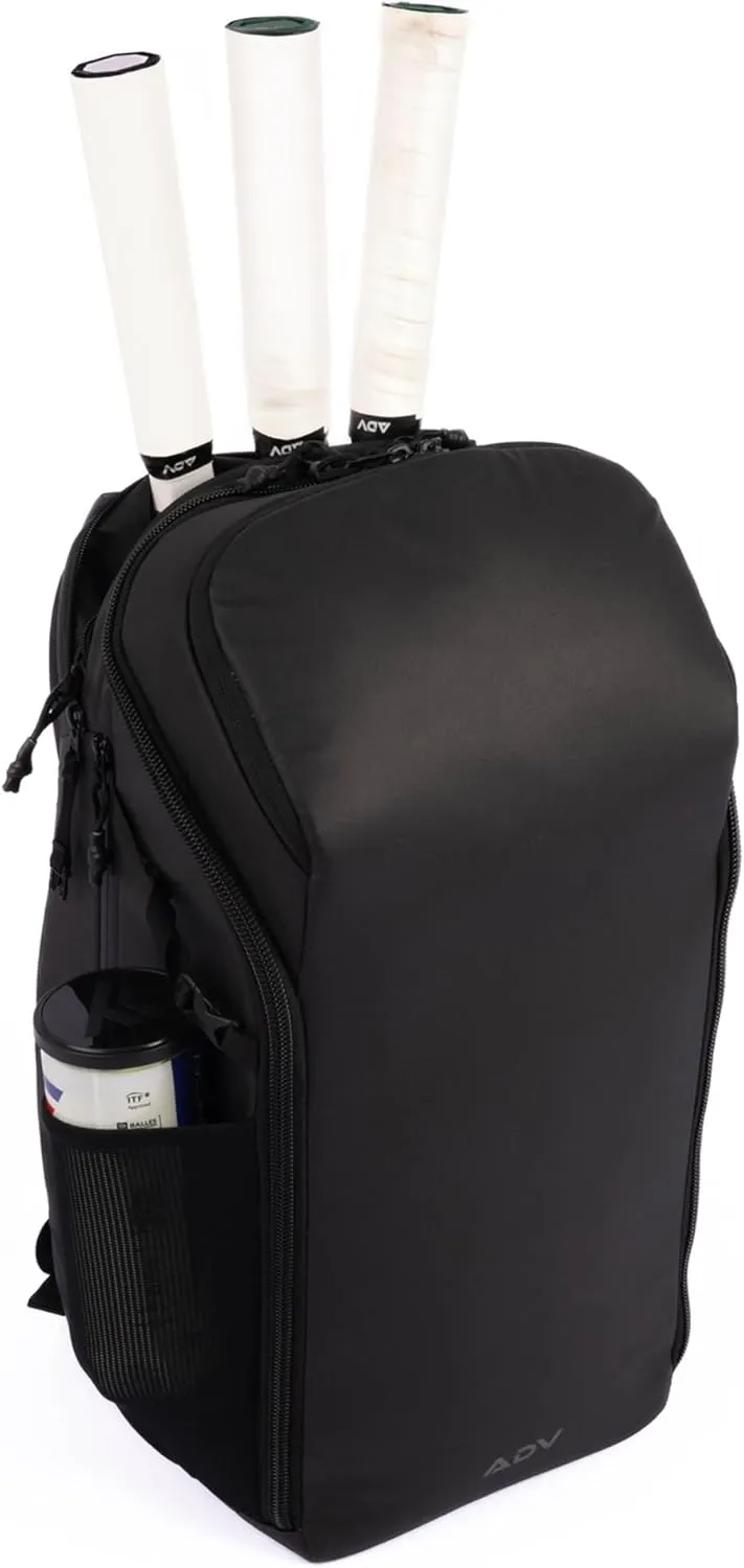ADV Tennis Backpack V2 and Pickleball Backpack V2 - Tennis Bag and Pickleball Bag, Modern & Functional Design, Cooler, Shoe Compartment, and Unmatched Organization for Men and Women