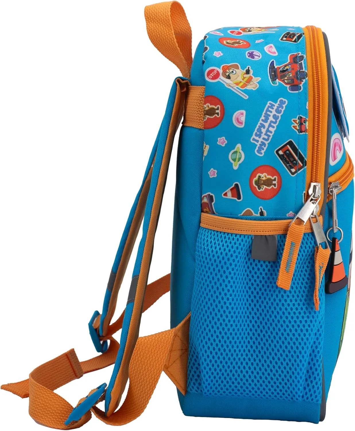 AI ACCESSORY INNOVATIONS Bluey Interactive 12” Mini Backpack For Kids, Bluey & Bingo School Bag for Pre-School & Kindergarten, Blue
