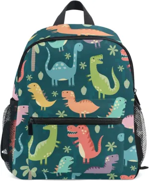 ALAZA Cute Kid's Back Pack Funny Dinosaur Todder Backpack lightweight Preschool Kindergarten Book Bag Practical and Durable Daycare Bag for Travel,Toys