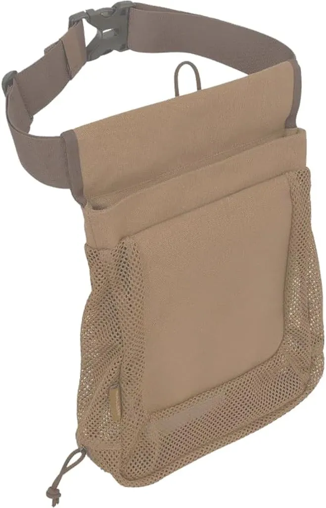 Allen Company Rival Hull Bag & 52 inch Waist Belt, Holds 100 Empty Hulls, Tan, Caramel Brown, One Size, Bags & Range_Trap & Skeet