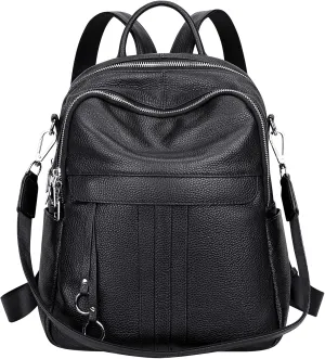 ALTOSY Genuine Leather Backpack Purse for Women Convertible Shoulder bag