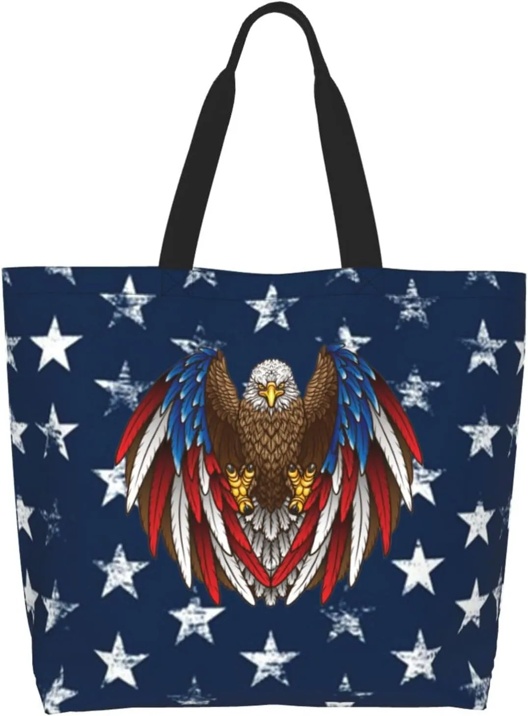 American Grocery Bag American Flag Shopping Bag America Handbag Bags American Tote Bag Flag Bags