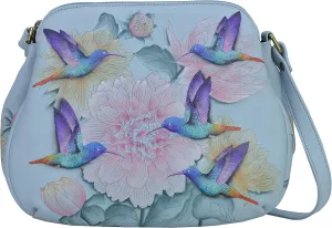 Anuschka Women’s Genuine Leather Convertible Medium Bag - Hand Painted Exterior