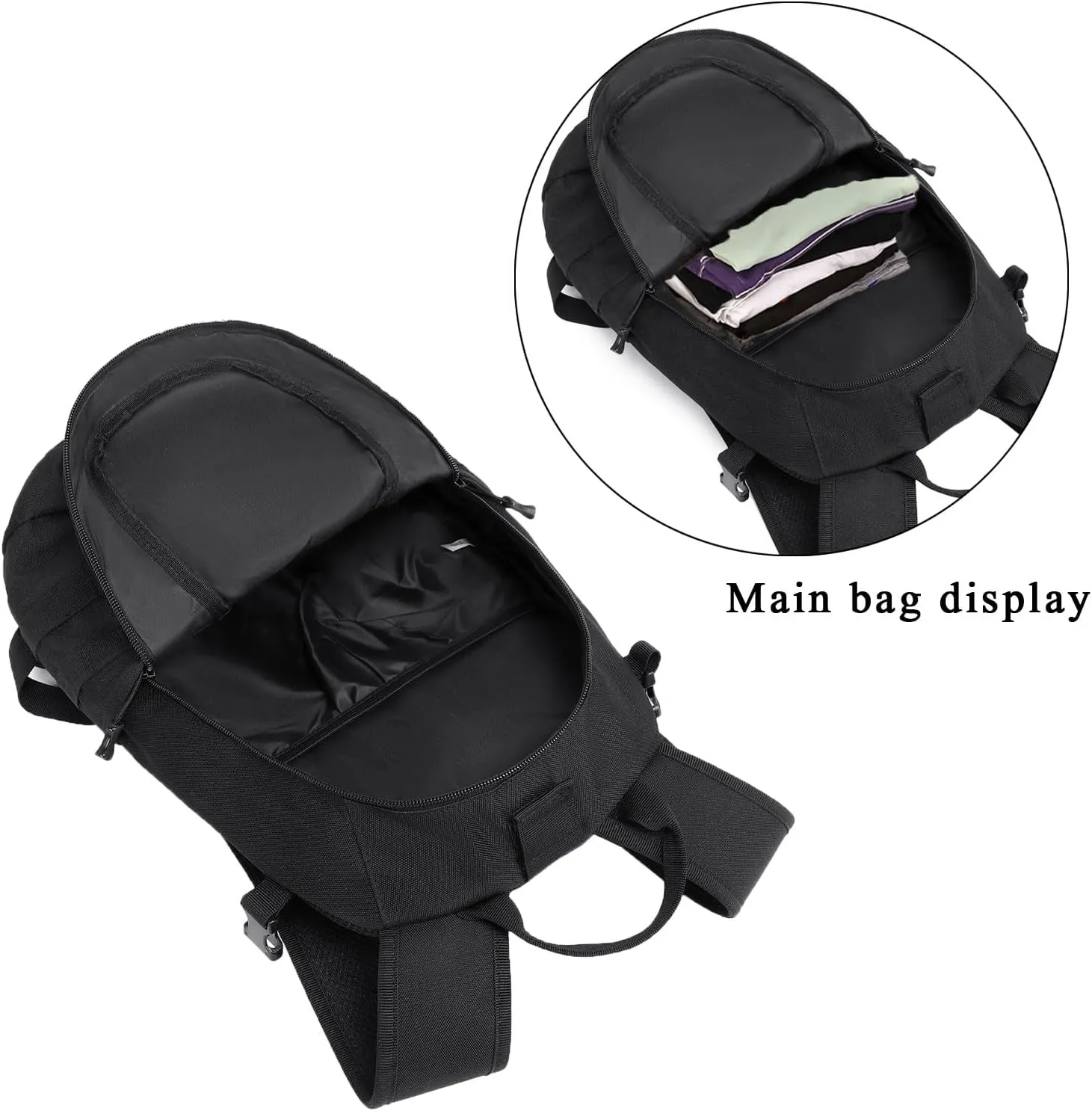 ArcEnCiel 15L Motorcycle Backpack Tactical Bag Rucksacks for Outdoor Camping Trekking Hunting with Patch