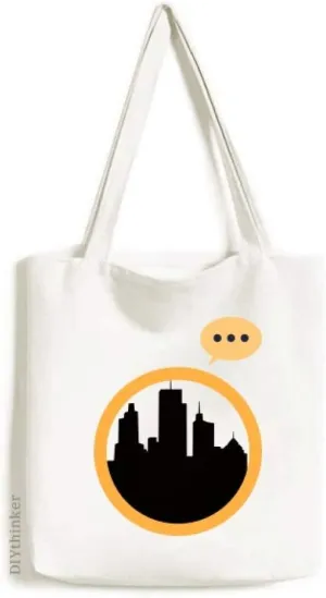 Australia Skyscrapers and Sydney Opera Expression Gift Sack Canvas Tote Shoulder Bag