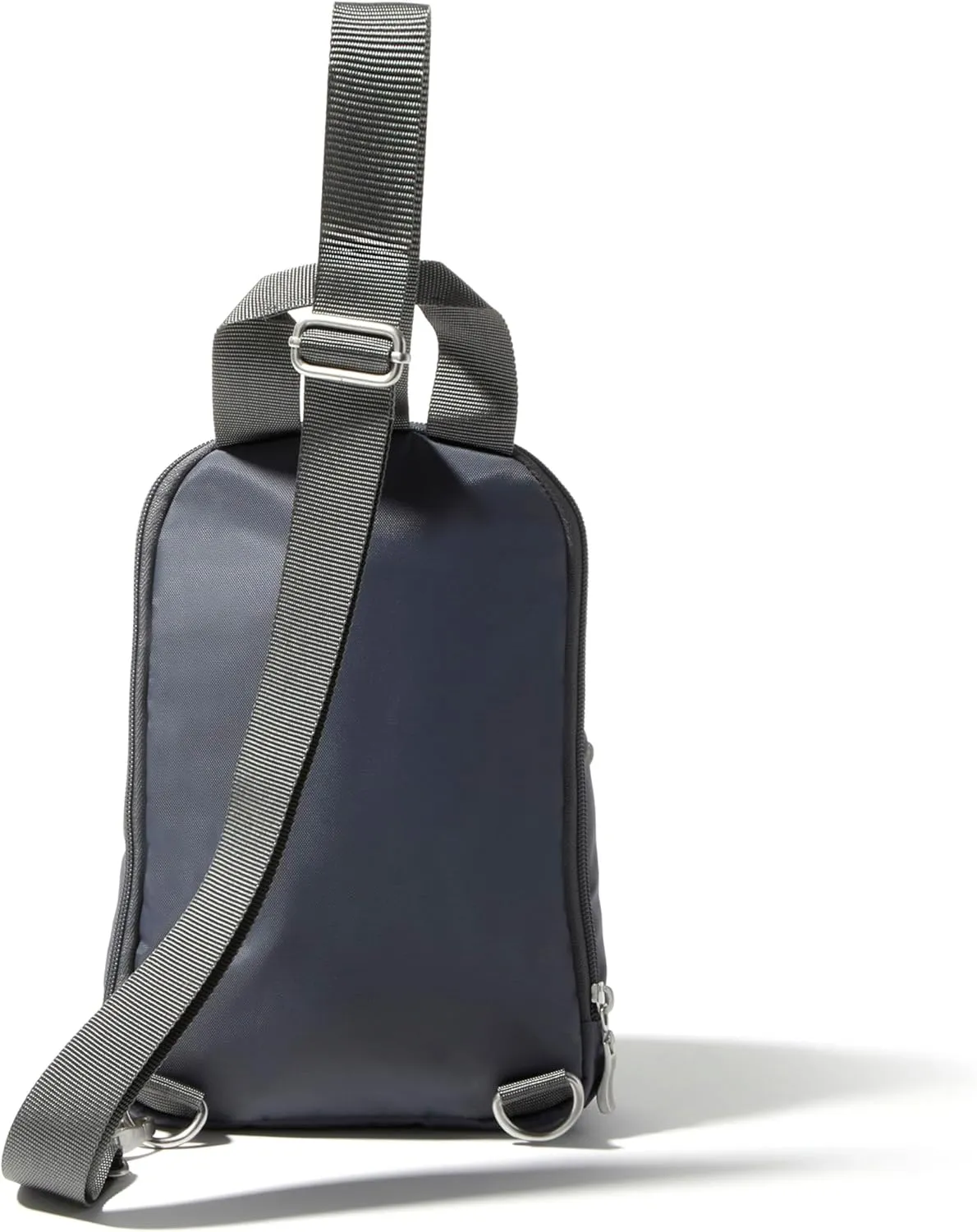 Baggallini Essential Small 12x7 Inch Sling Crossbody Bag with Convertible Adjustable Shoulder Strap