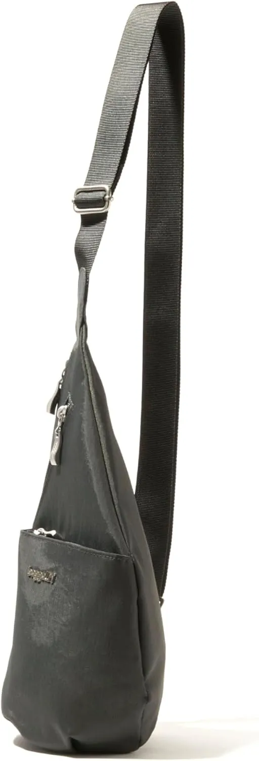 Baggallini Mini Sling - 12x7 Sling Crossbody Bag Backpack with Adjustable Shoulder Strap