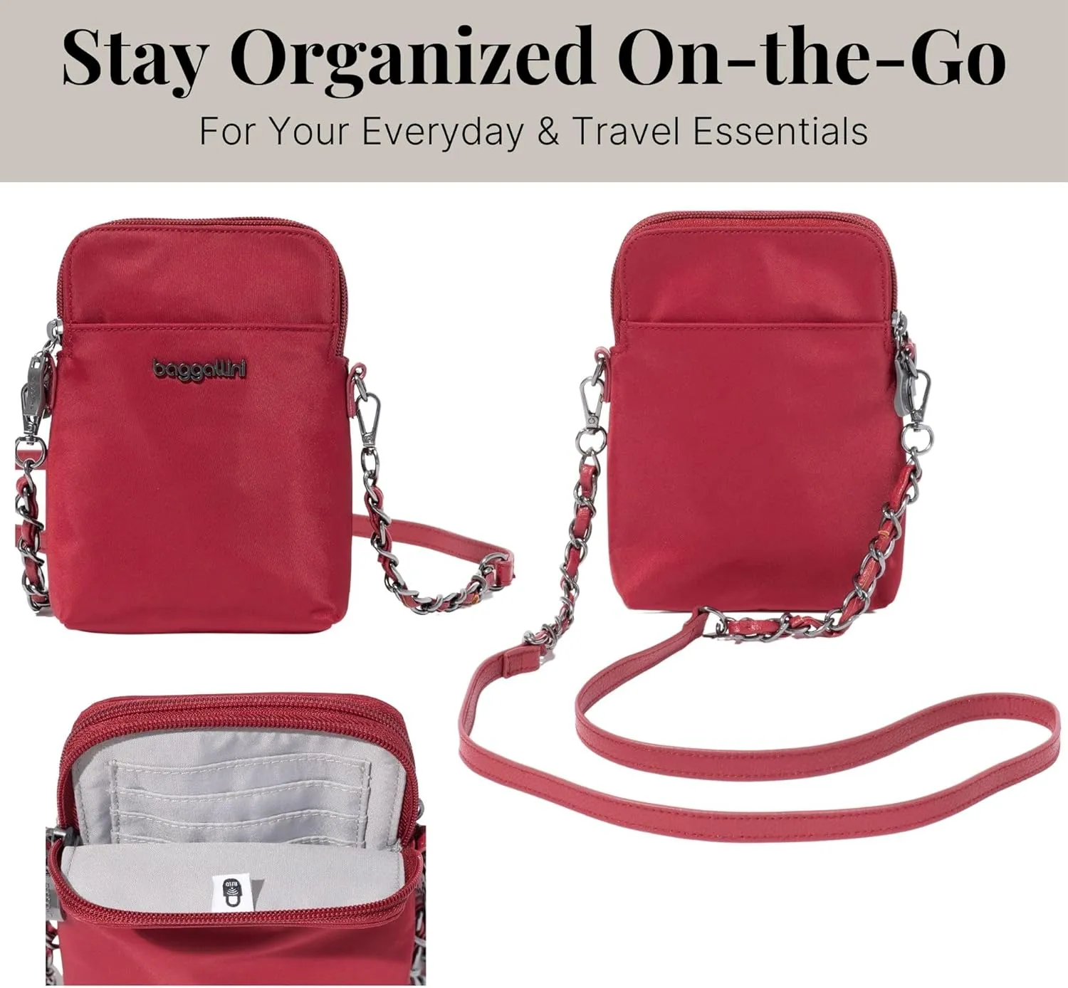 Baggallini Take Two Bryant RFID Crossbody Bag
