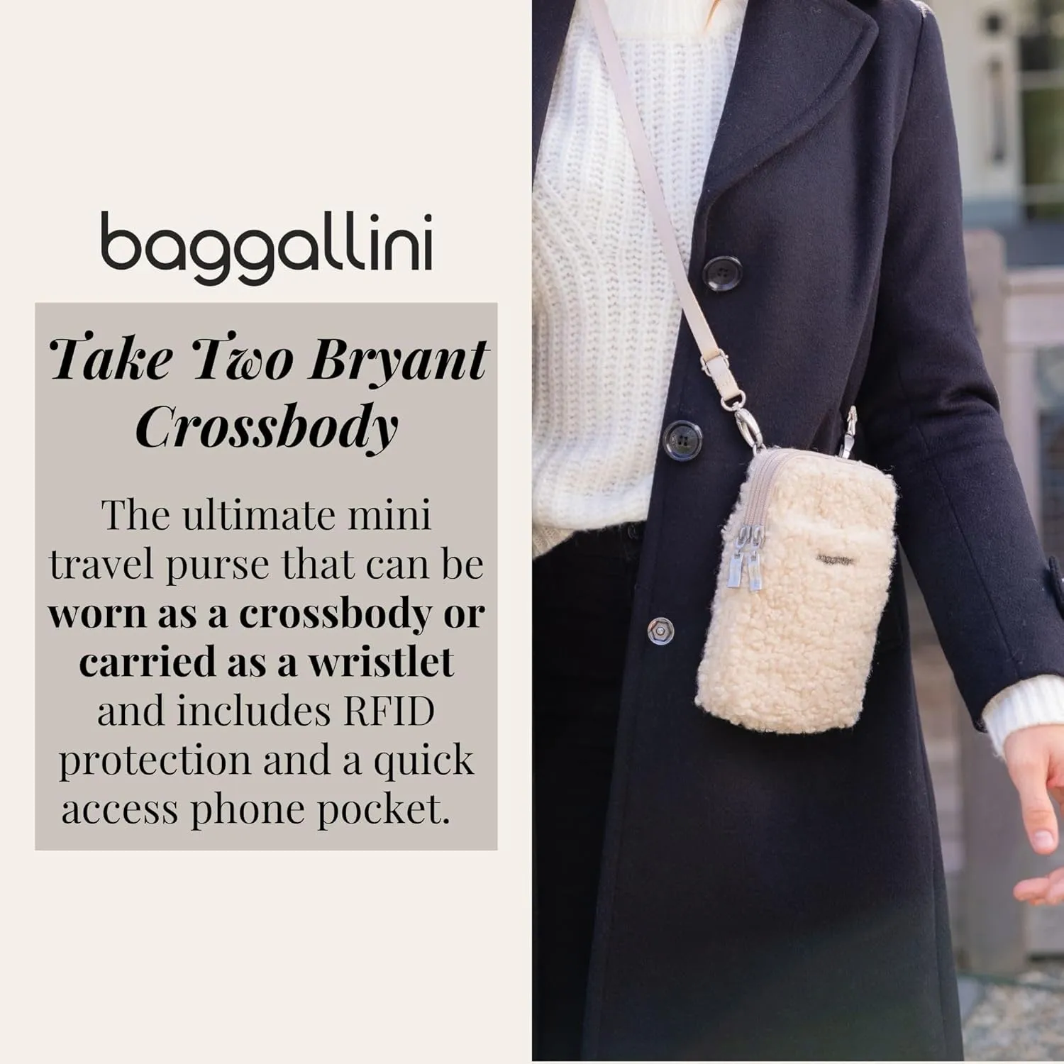 Baggallini Take Two Bryant RFID Crossbody Bag