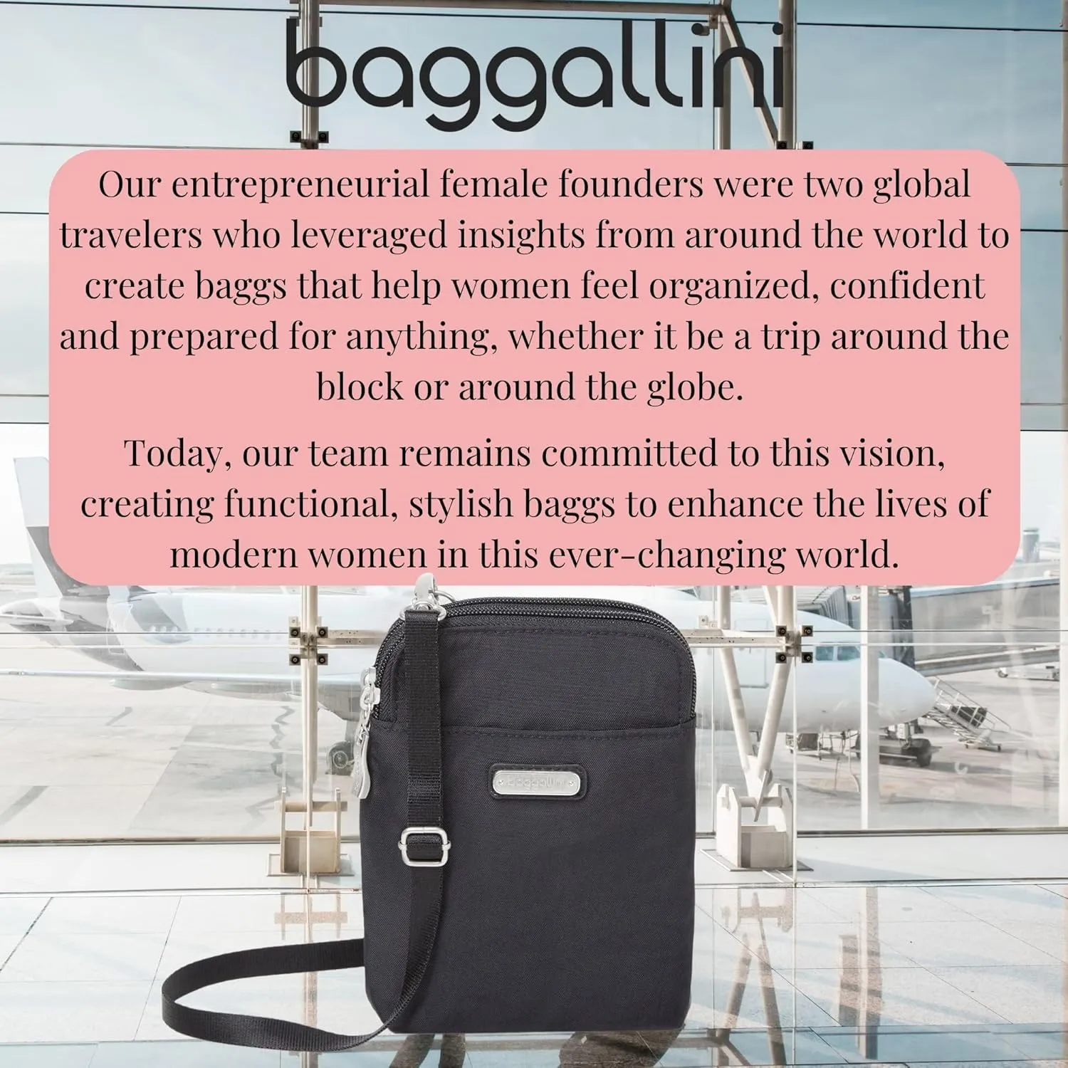 Baggallini Take Two Bryant RFID Crossbody Bag