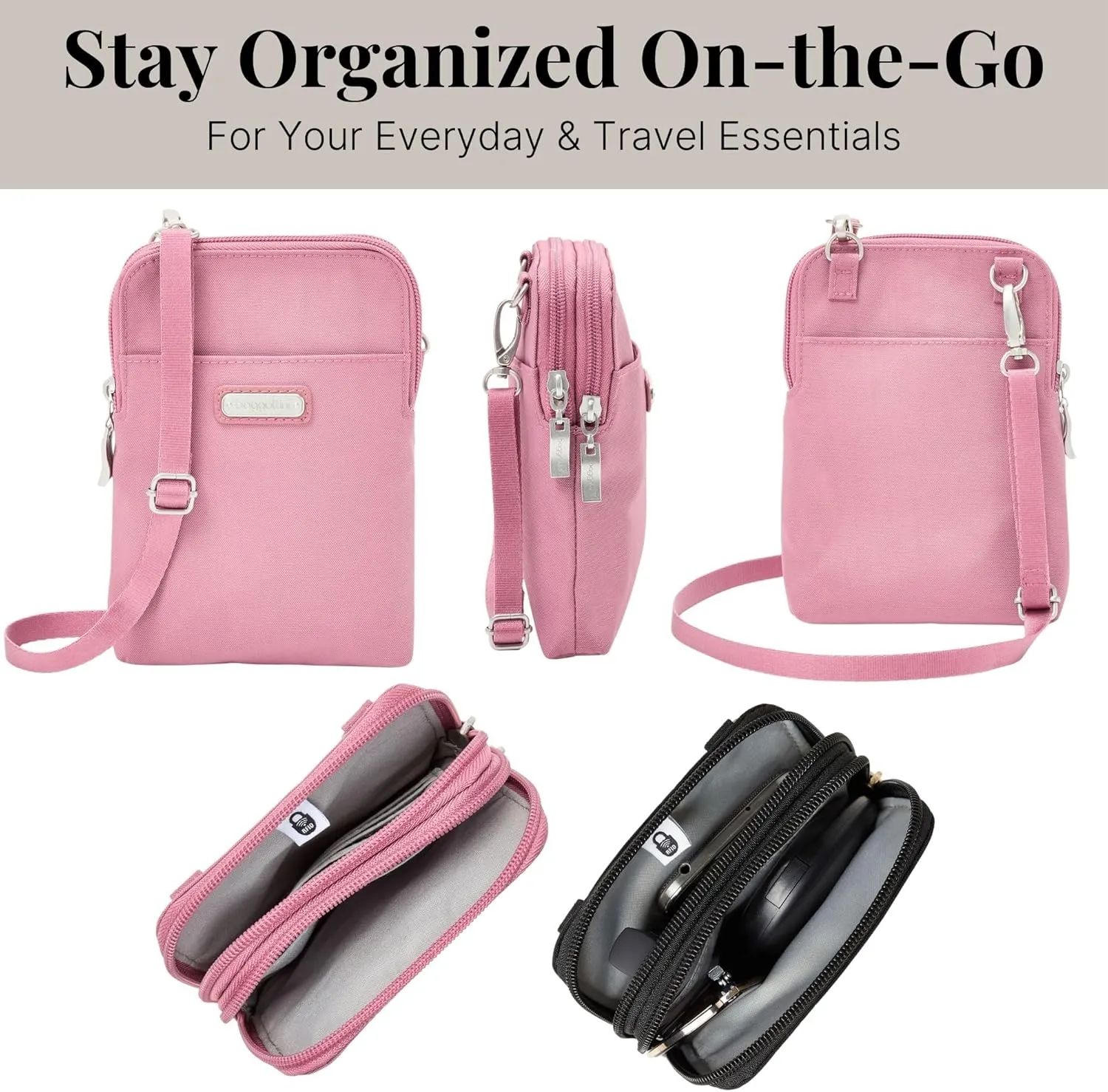 Baggallini Take Two Bryant RFID Crossbody Bag