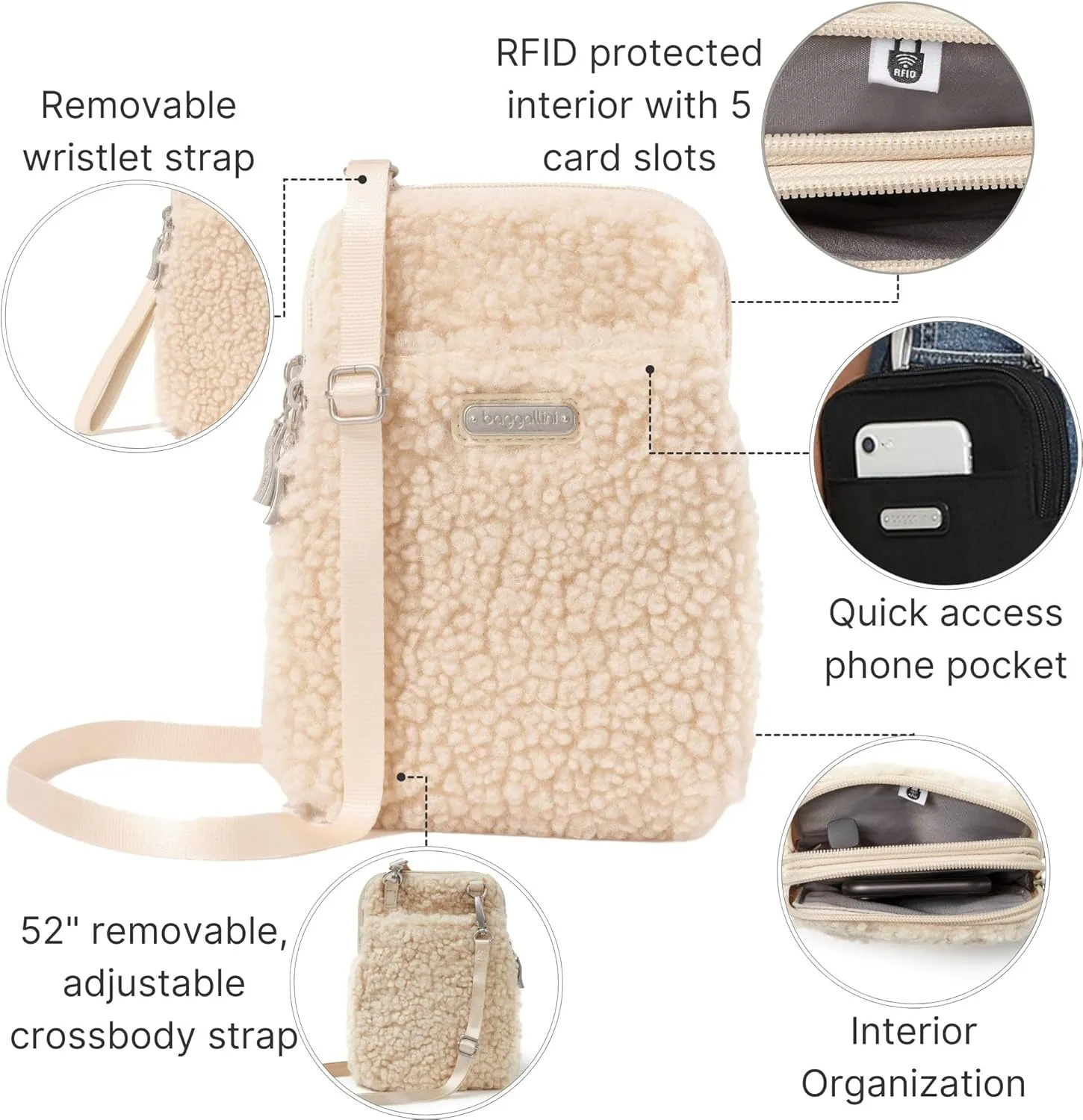 Baggallini Take Two Bryant RFID Crossbody Bag