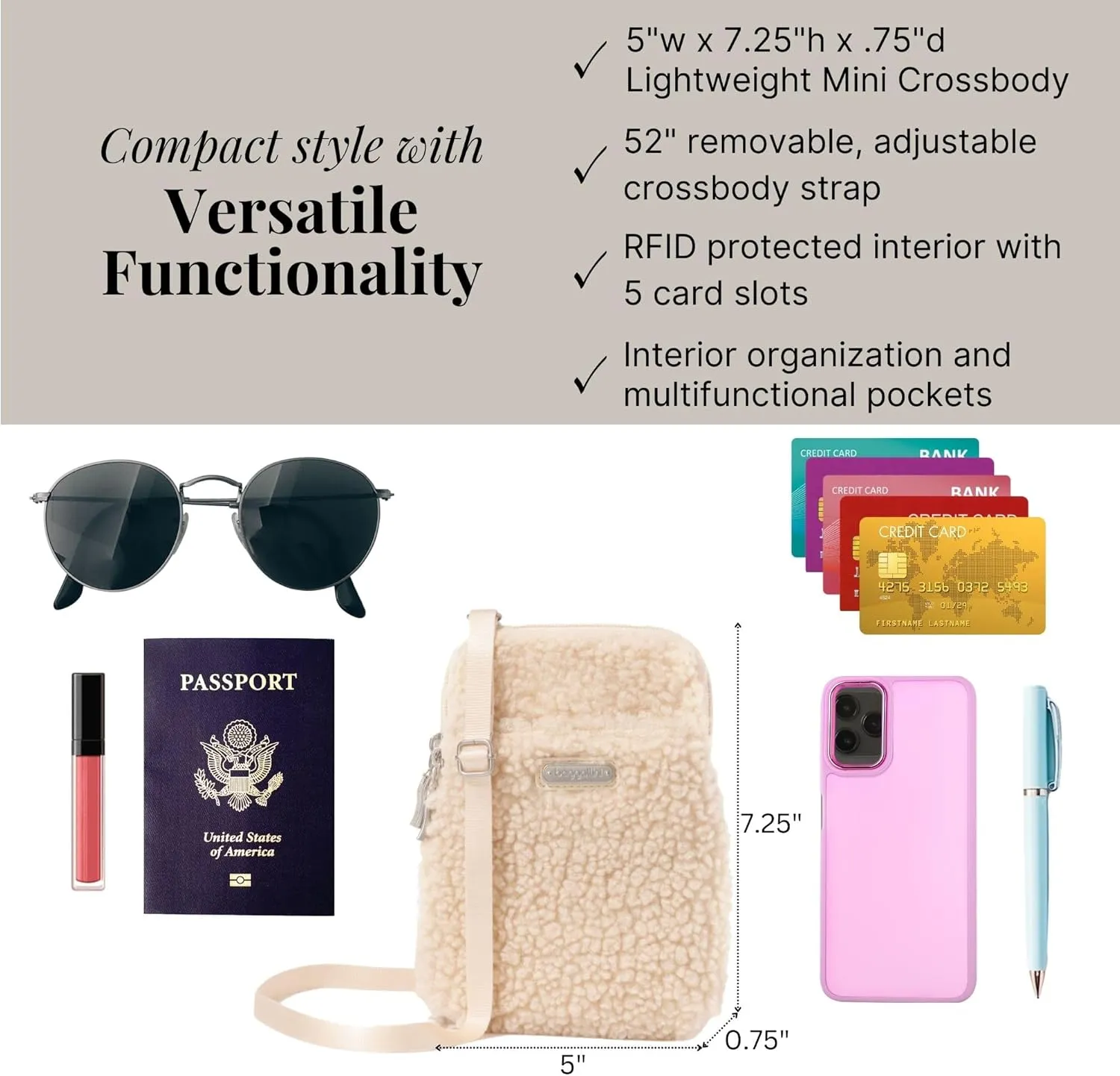 Baggallini Take Two Bryant RFID Crossbody Bag