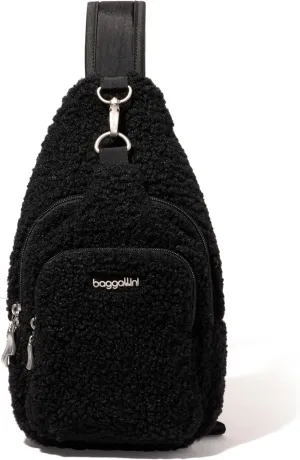 Baggallini Women's Central Park Sling 12"x7" Crossbody Bag W/Convertible Adjustable Shoulder Strap
