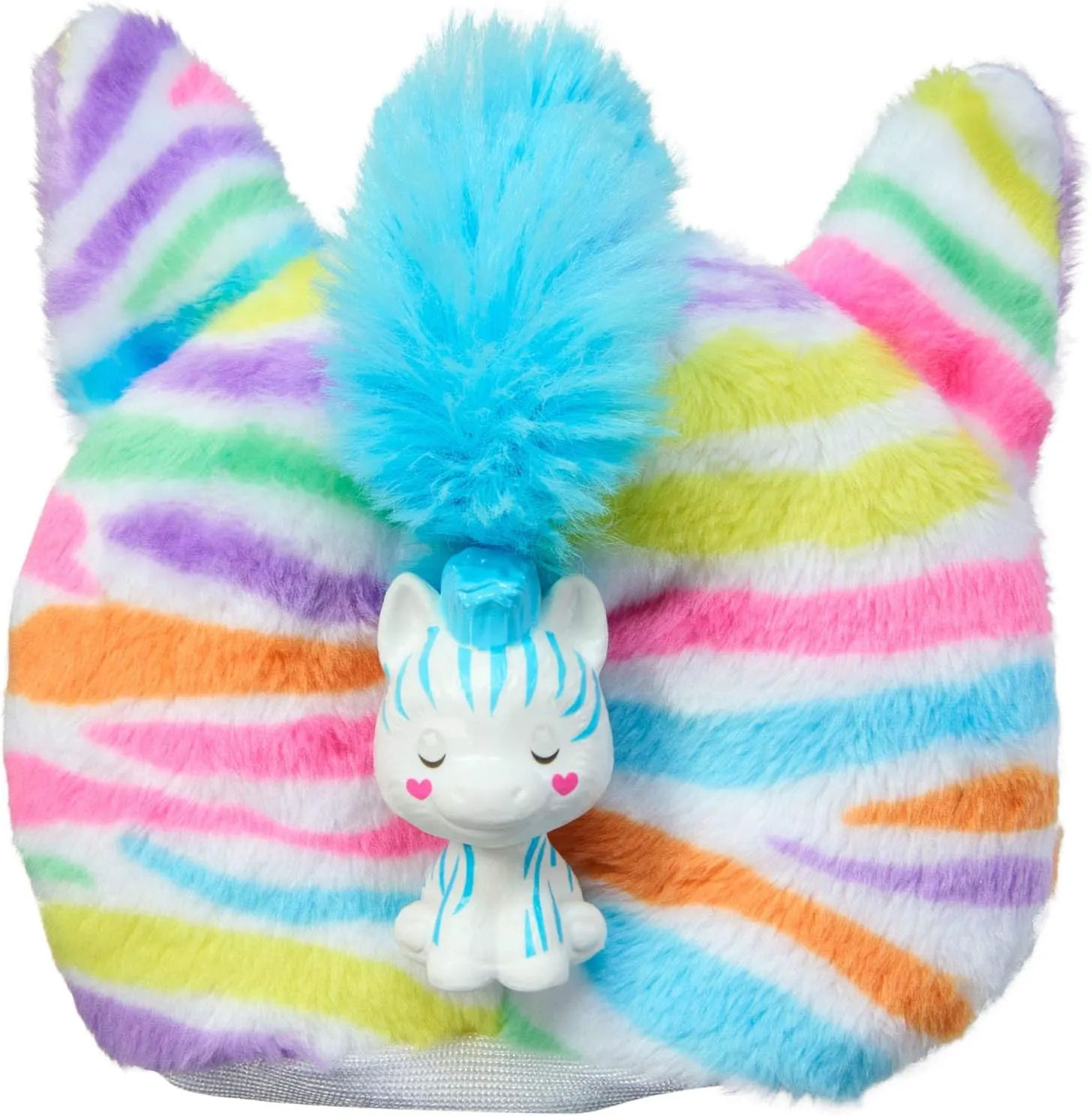 Barbie Cutie Reveal Doll & Accessories, Color Dream Series, Rainbow Zebra Costume & 10 Surprises Including Color Change