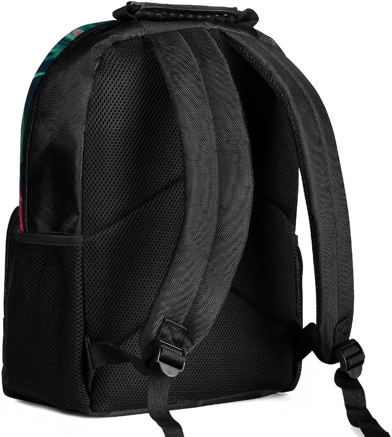 Beautiful Peacock Watercolor Art Rucksacks Lightweight Multipurpose Anti-Theft Shoulder Bag Big Capacity Laptop Book Bag Rucksack With Padded Straps