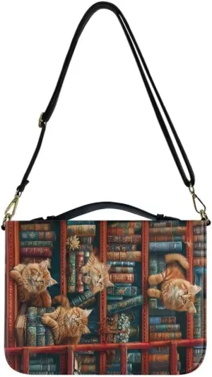 Bible Cover Case Leather Bible Coves Bible Covers Bible Carrying Case with Zipper Detachable Strap for Women Men