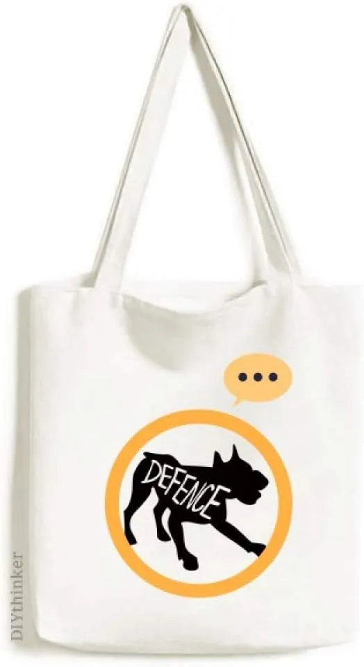 Black Donkey Animal Outline Natural Expression Gift Sack Canvas Tote Shoulder Bag