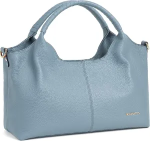 BOSTANTEN Genuine Leather Purses for Women Designer Handbags Crossbody Shoulder Bags Top Handle Satchel with Adjustable Strap