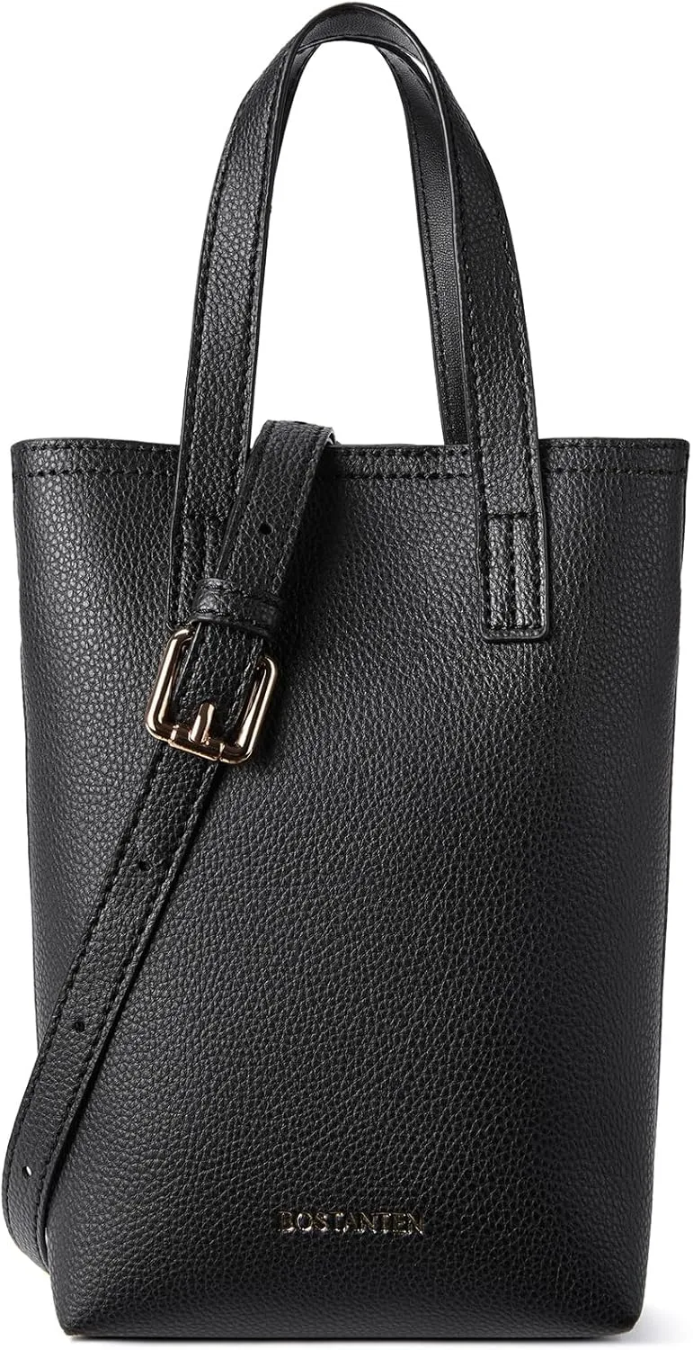 BOSTANTEN Small Crossbody Purse for Women Mini Tote Bag Top Handle Shoulder Bag Compact Handbags with Adjustable Strap