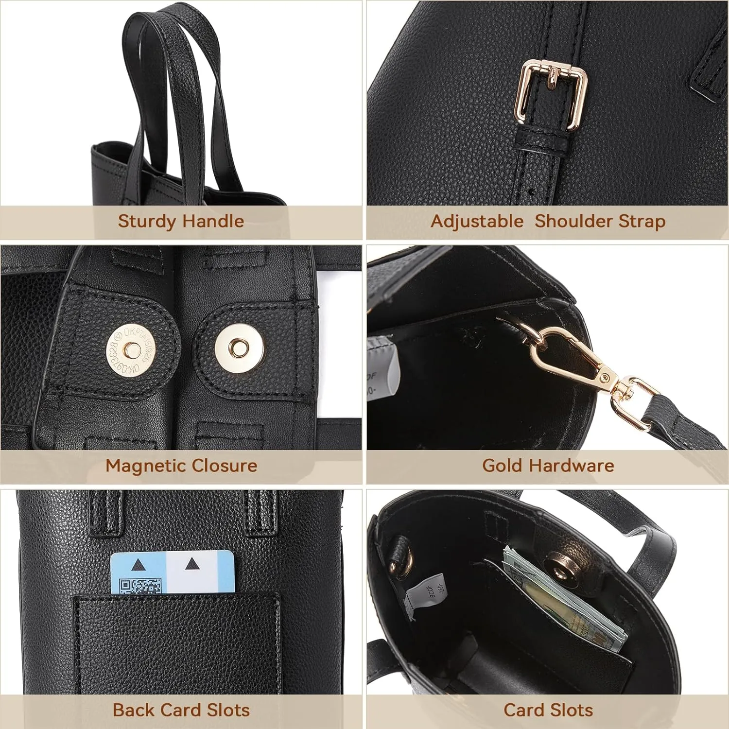 BOSTANTEN Small Crossbody Purse for Women Mini Tote Bag Top Handle Shoulder Bag Compact Handbags with Adjustable Strap
