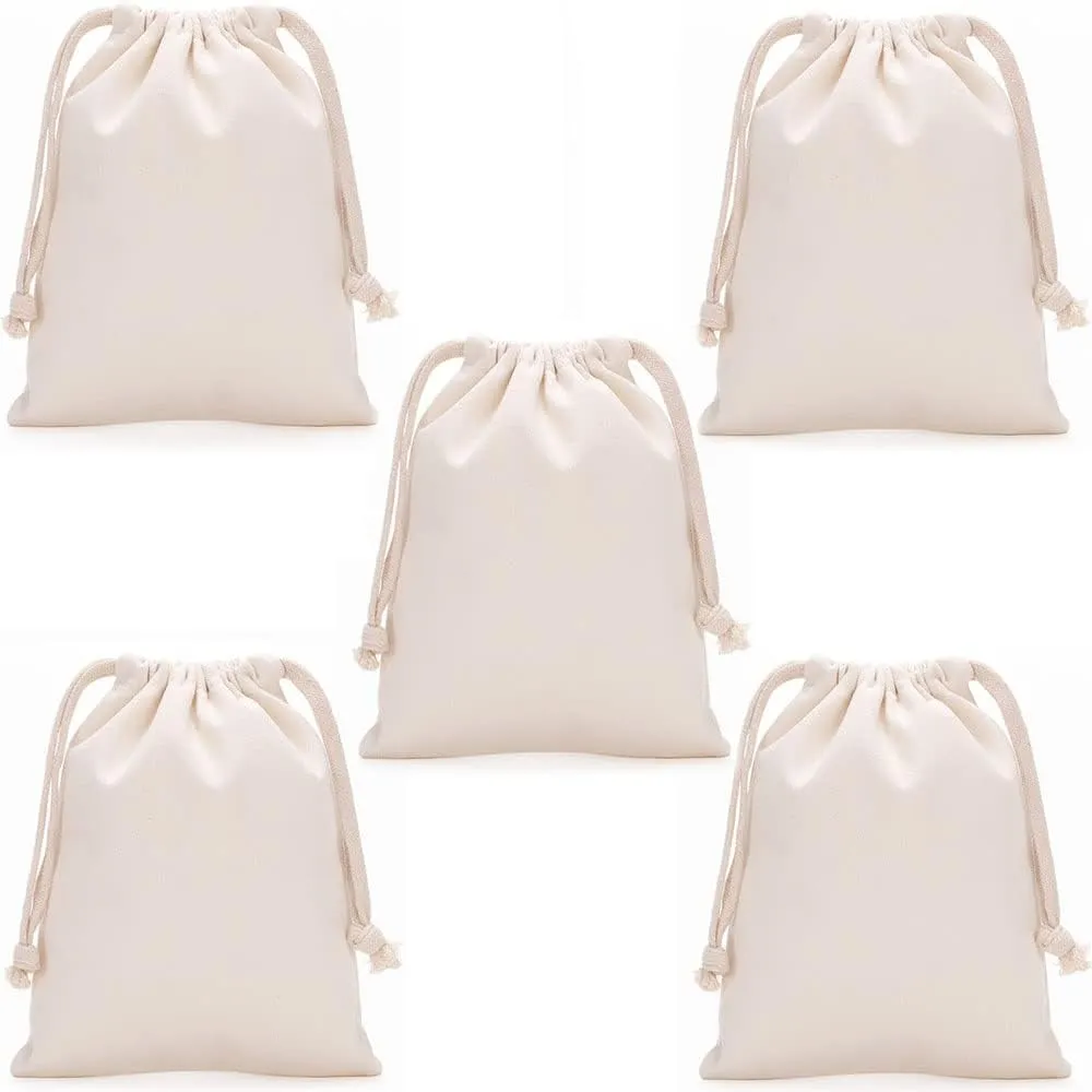 Breathable Dust-proof Drawstring Storage Pouch String Bag for Handbags Purses Shoes Eco Bag (5 PCS,13.77 * 15.74 in)