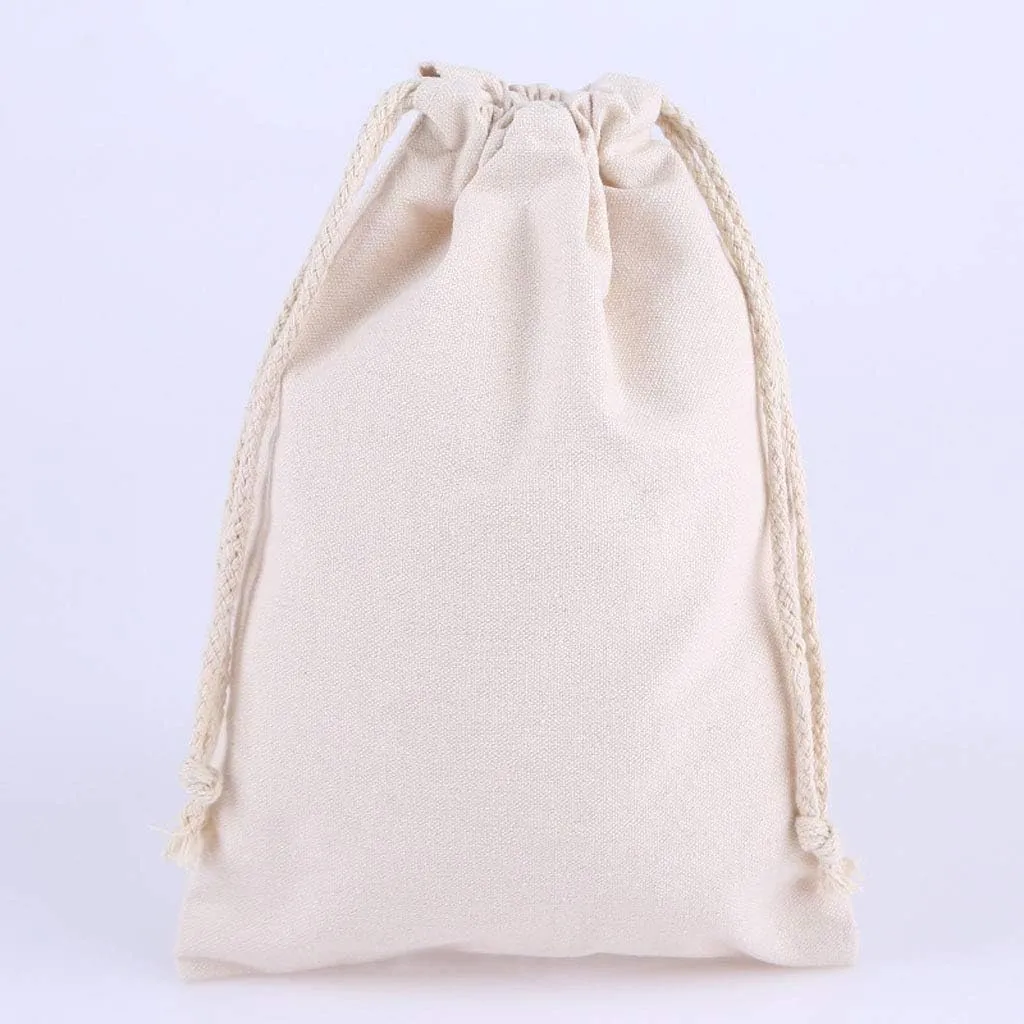 Breathable Dust-proof Drawstring Storage Pouch String Bag for Handbags Purses Shoes Eco Bag (5 PCS,13.77 * 15.74 in)
