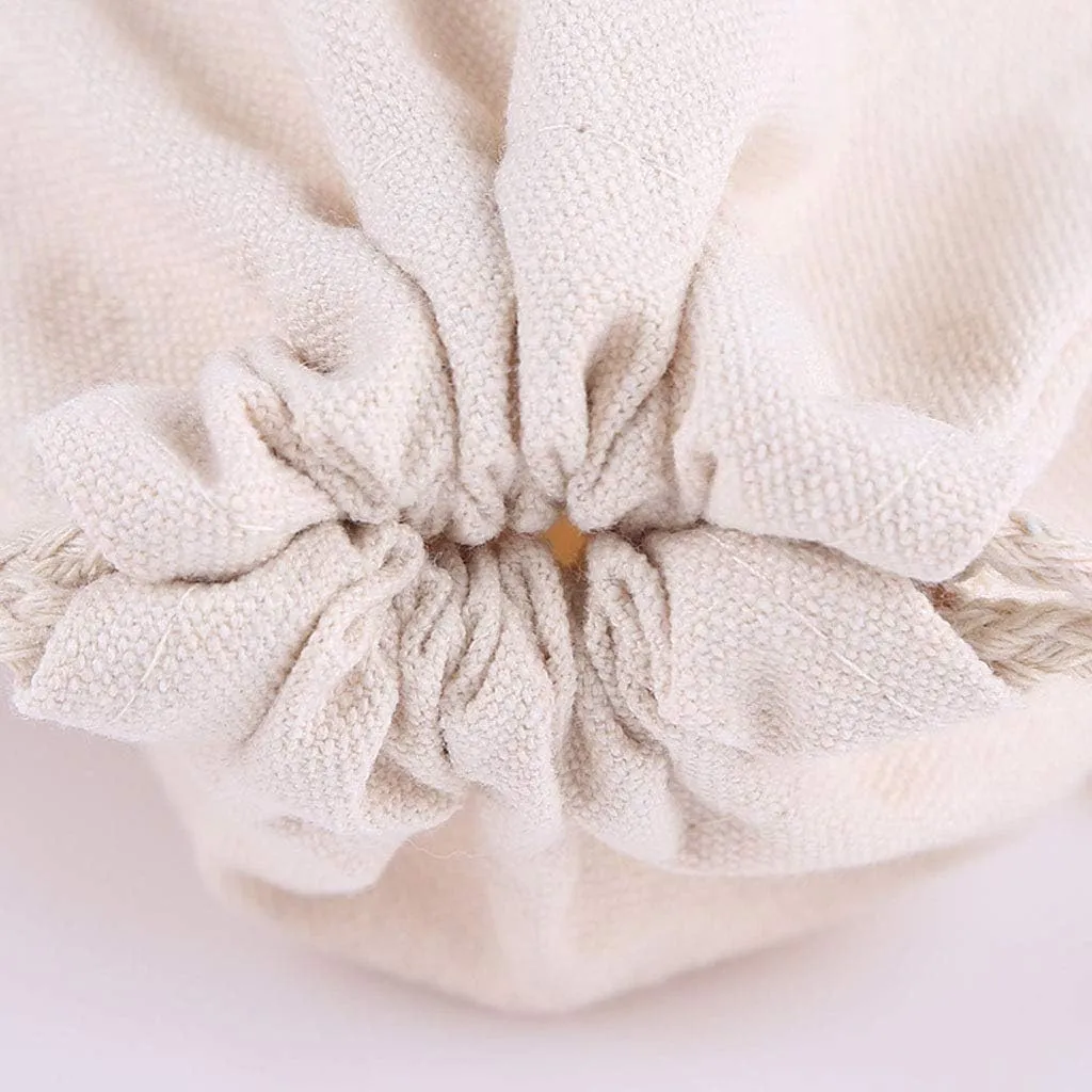 Breathable Dust-proof Drawstring Storage Pouch String Bag for Handbags Purses Shoes Eco Bag (5 PCS,13.77 * 15.74 in)