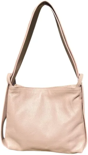 Bria Convertible Leather Backpack Purse - Soft Casual Travel Shoulder Bag