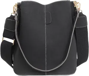 Bucket Bag for Women Girls Designer Shoulder Bag Large Capacity Handbag Leather Crossbody Purse Casual Hobo Tote Purse