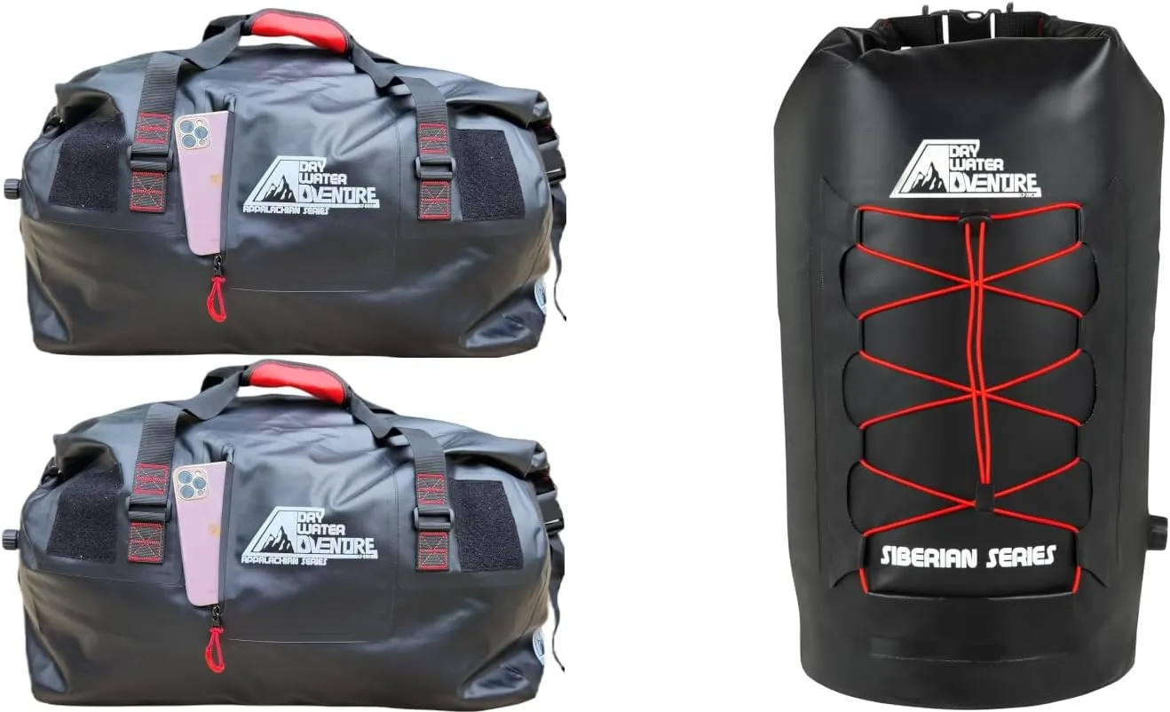 Buy 2 Appalachian, LT-80 (80 Liter)) Waterproof Duffel Bags & Get 1 Siberian Cooler LT-20 (20 Liter)