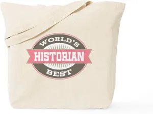 CafePress Historian Tote Bag Reusable Natural Beige Canvas Shopping Bag