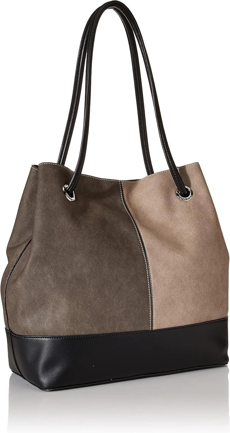 Calvin Klein Gabrianna Bubble Lamb North/South Key Item Tote